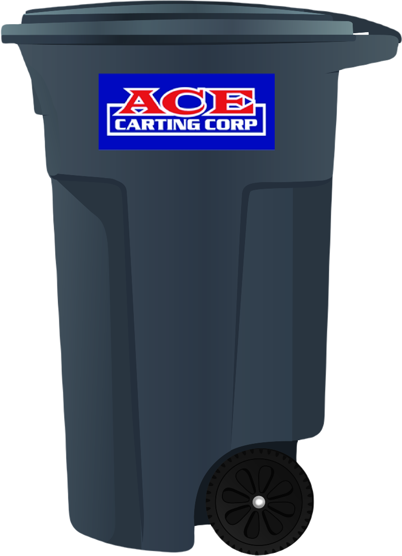 Ace Carting 65-gallon trash cart