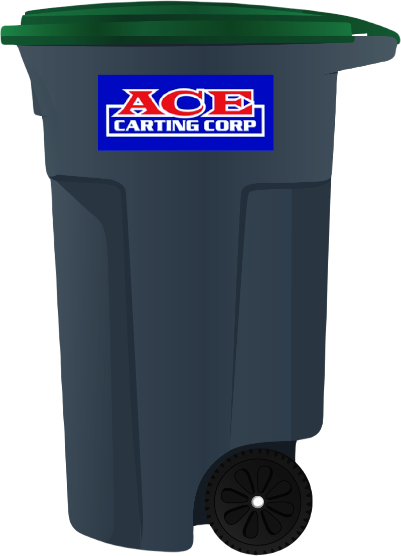Ace Carting 65-gallon recycling cart
